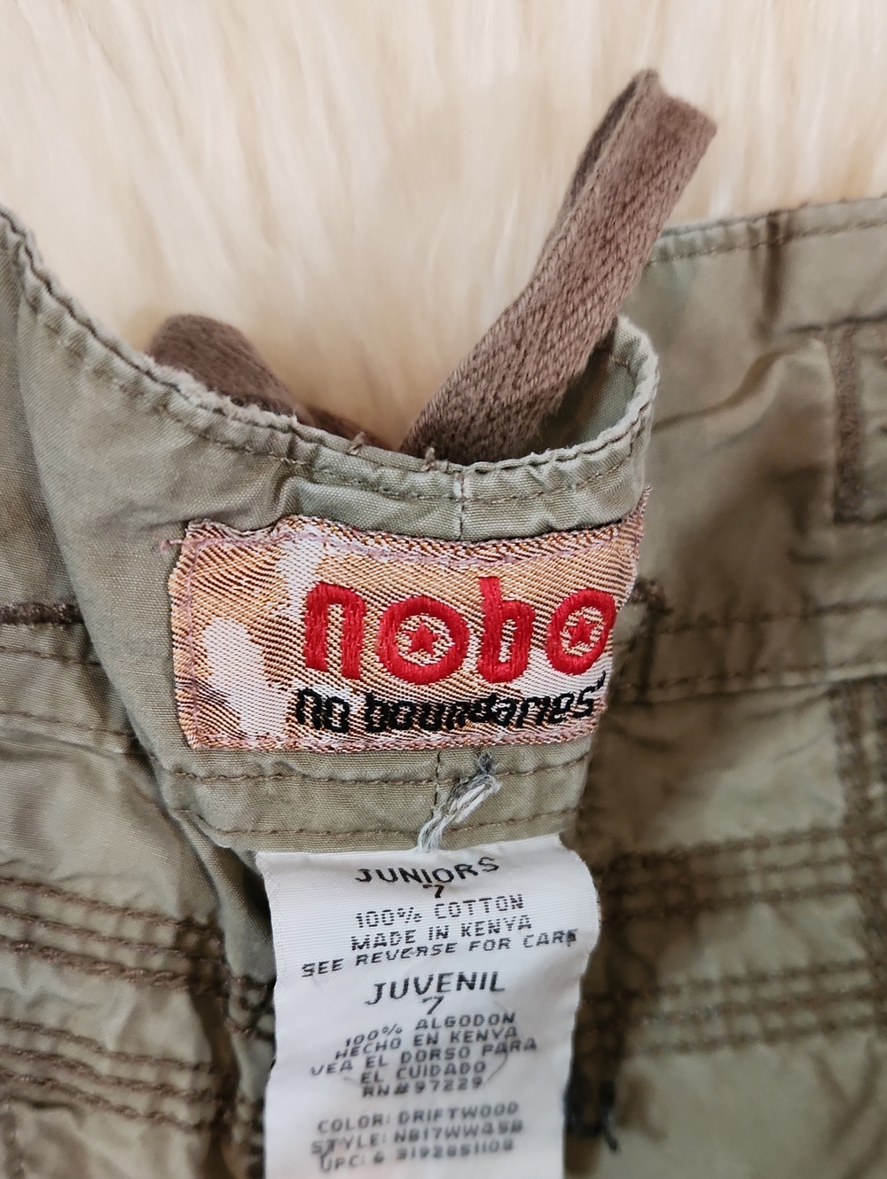 Y2k No Boundaries Low Rise Cargo Length Shorts - Picture 2 of 4